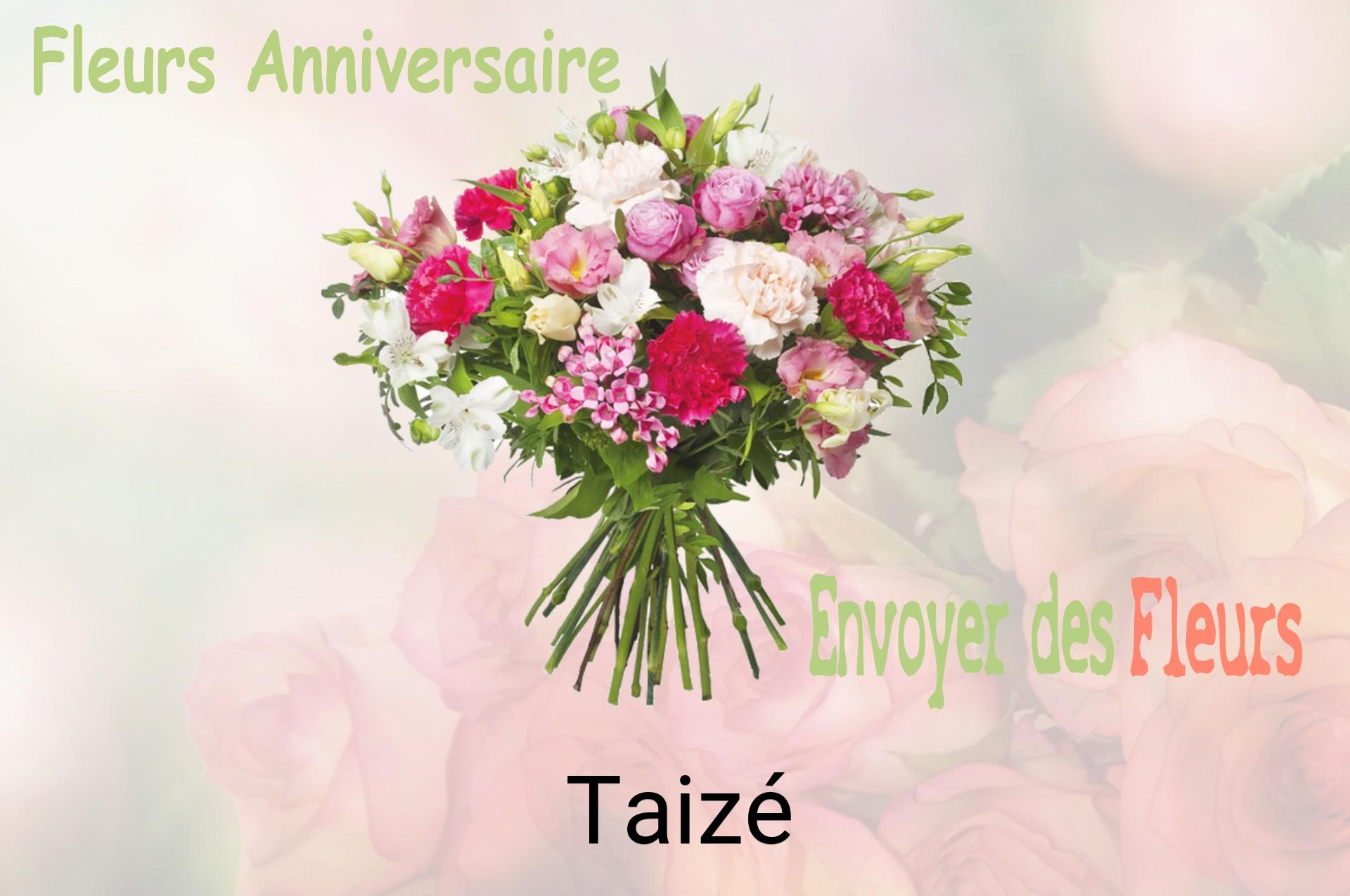 Bouquet de fleurs d’anniversaire livré à Taizé