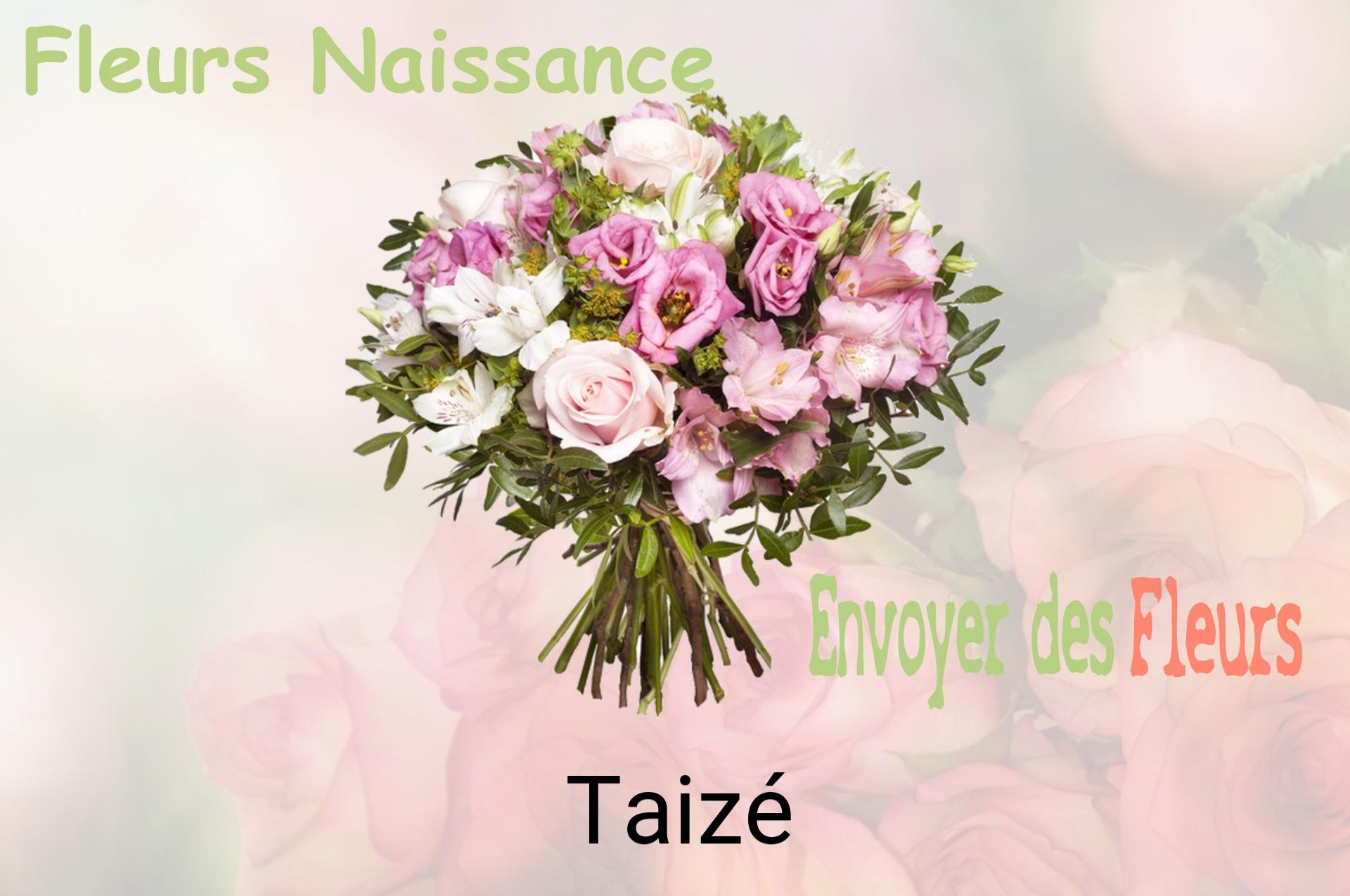 Bouquet de fleurs de naissance livré à Taizé